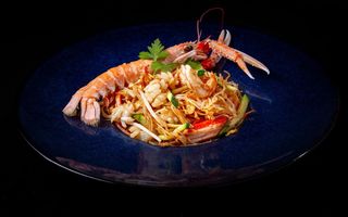 Ebi spaghetti di riso