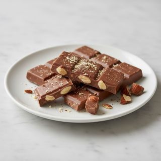 Chocolate Con Leche Y Almendras