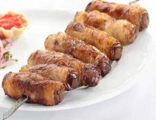 Баранья печень в оболочке