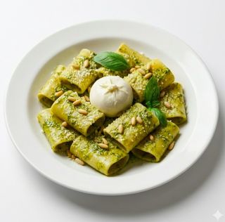 Paccheri Pesto E Pinoli