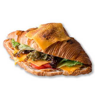 Гарячий круасан з пастрамі індички (300г)