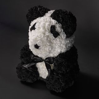 Flower panda bear 50 cm 