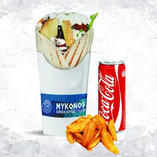 Menu Pita Grec Veggi Falafel 
