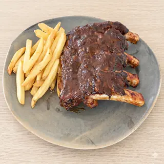 Costelles De Porc Amb Salsa Barbacoa