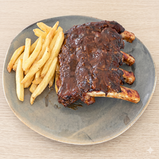 Costelles De Porc Amb Salsa Barbacoa