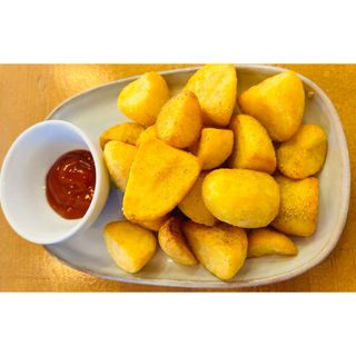 Patatas Fritas Con Especia Especial