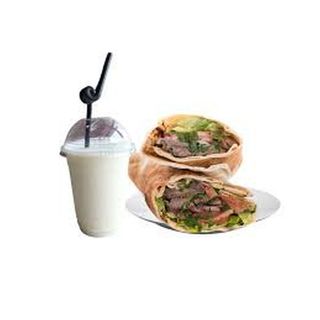 Standard Shawarma and a Smoothie