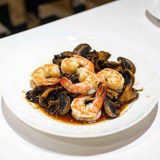 Creveţi cu bambus si zbârciogi (iute)