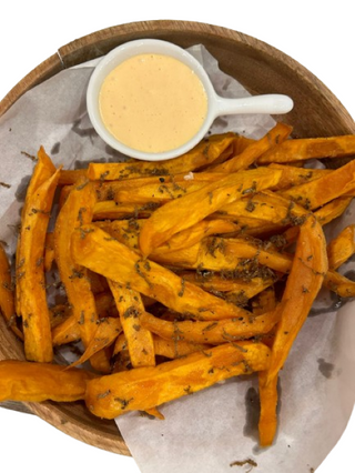 Пържени сладки картофи