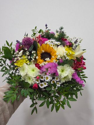 Ramo Campestre Invólucro Rosa