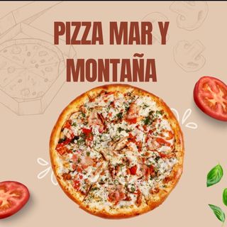 Pizza mar y montaña (32 cm.)