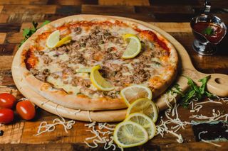 Pizza con tonno 