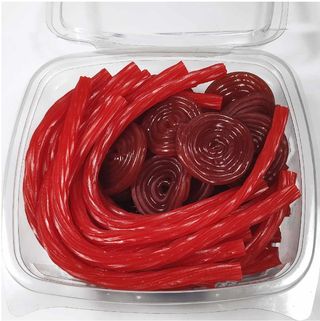 Regaliz Rojo Torcidas Y Discos 20 u.