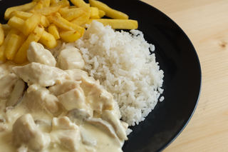 Bifinhos de frango com cogumelos dose