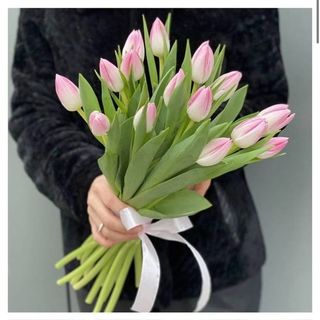 15 tulipanów różowych