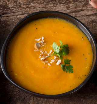 Creme de Cenoura e Abóbora