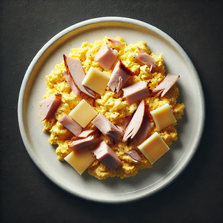 Omelette Charcuterie Fromage