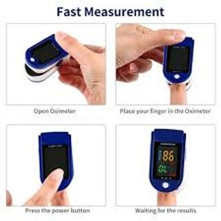 Oxymeter Pulse Fingertip قياس نسبة الاوكسجين ومعدل ضربات القلب