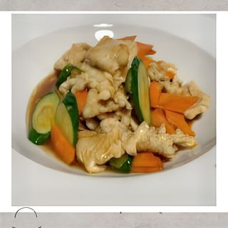 415. Pollo con verdure