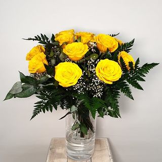 Ramo 12 Rosas Amarillas