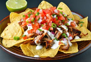 Nachos z szarpaną