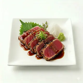 Tataki De Atún Con Salsa Teriyaki