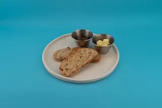 Tostada De Mantequilla Y Mermelada