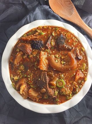 Okro Ogbono Soup