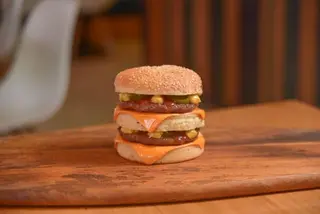 Double cheeseburger