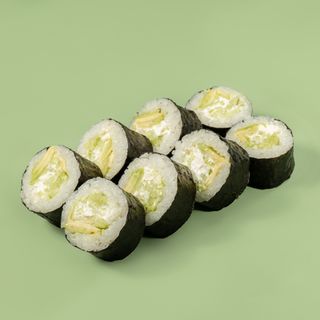 Cucumber, Avacado,Cream Cheese Roll