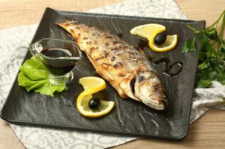 Форель на мангале 