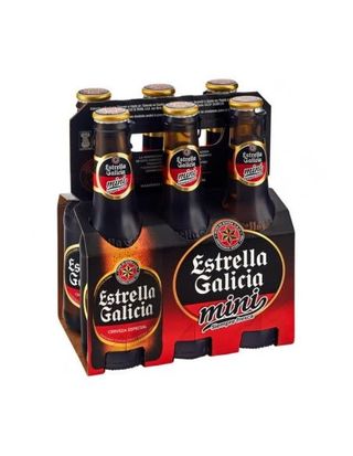 Estrella Galicia Cerveza Botellín 6X20Cl