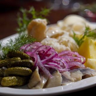 Hering set( potatoes,,cucumbers,omons, hering)400gr