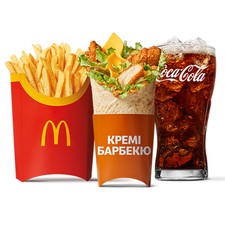 Кремі Барбекю Чікен Рол Меню