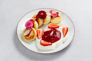 Serniczki z truskawkami