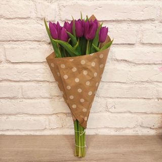 Tulipanes púrpura