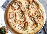 Escalope De Poulet À La Sauce