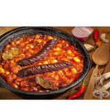 Боб с наденица 