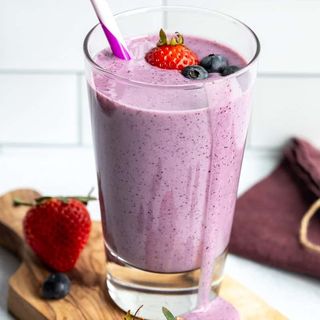 Smoothie - Arandanos, fresa y platano