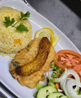 Espada com Banana Frita