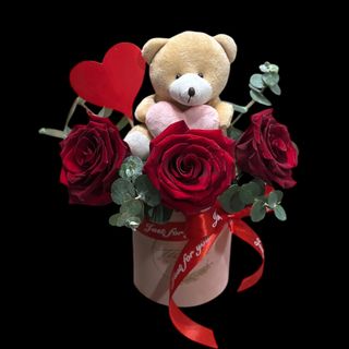 Red Roses&Pink Heart