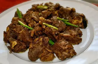 Pan Fried Goat