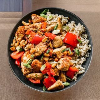 Poulet à la sauce Oyster sauté au Wok 
