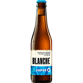 Super 8 blanche bottiglia 33 cl