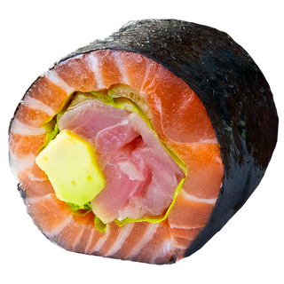 Кето суші з лососем (6шт/160г)