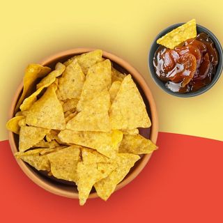 Nachos con Salsa a Scelta