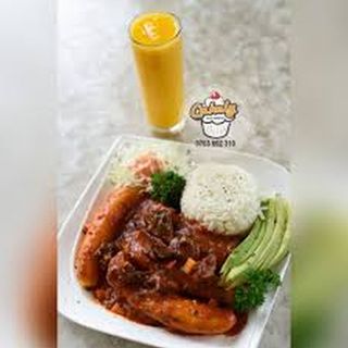 Katogo With Rice and Meat