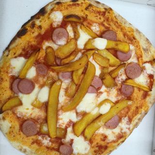 Pizza Wurstel e Patate 