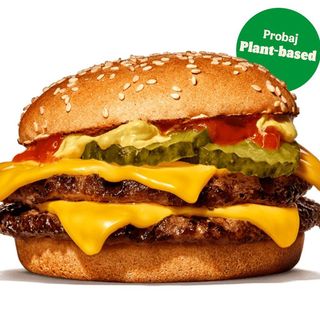 Plant-based Double Cheeseburger 