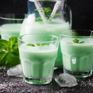 Lait à la menthe